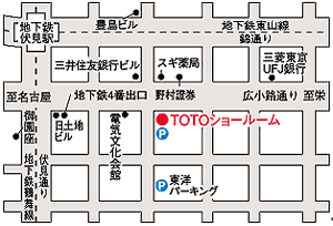 TOTOショールム地図