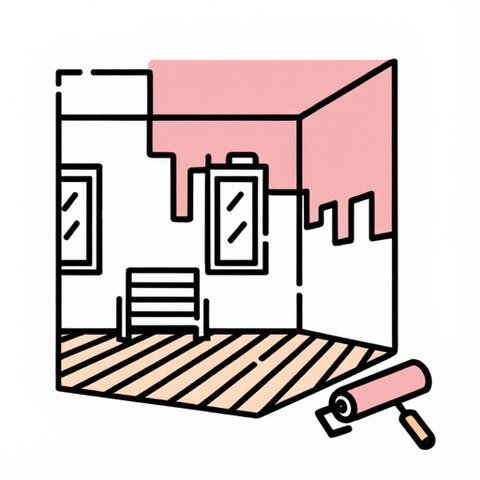 リノベ会社のイラスト