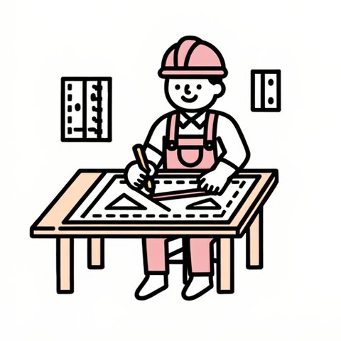 設計事務所のイラスト